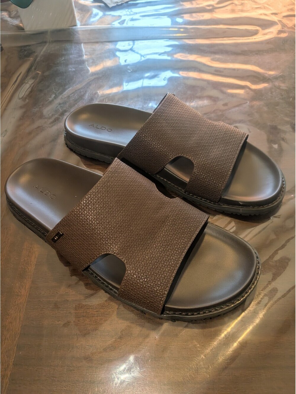 ALDO Emett Men’s Slide Sandles Size 12 Black